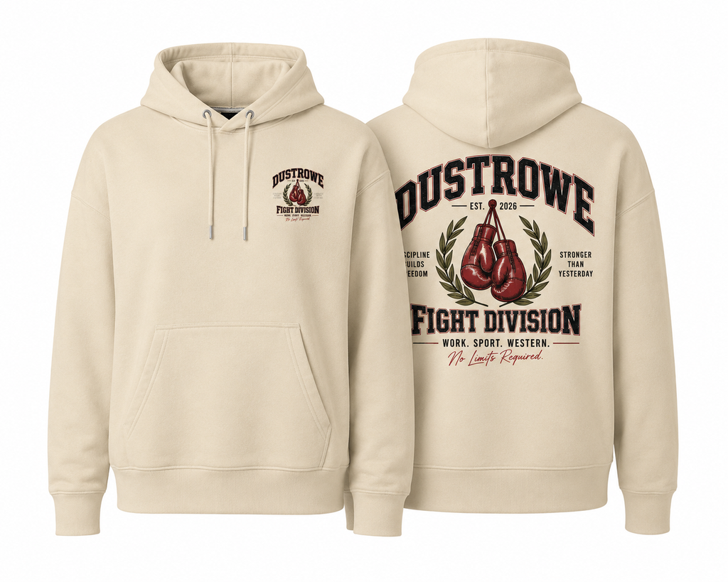 DUSTROWE Women's Fight Division Heritage Hoodie
